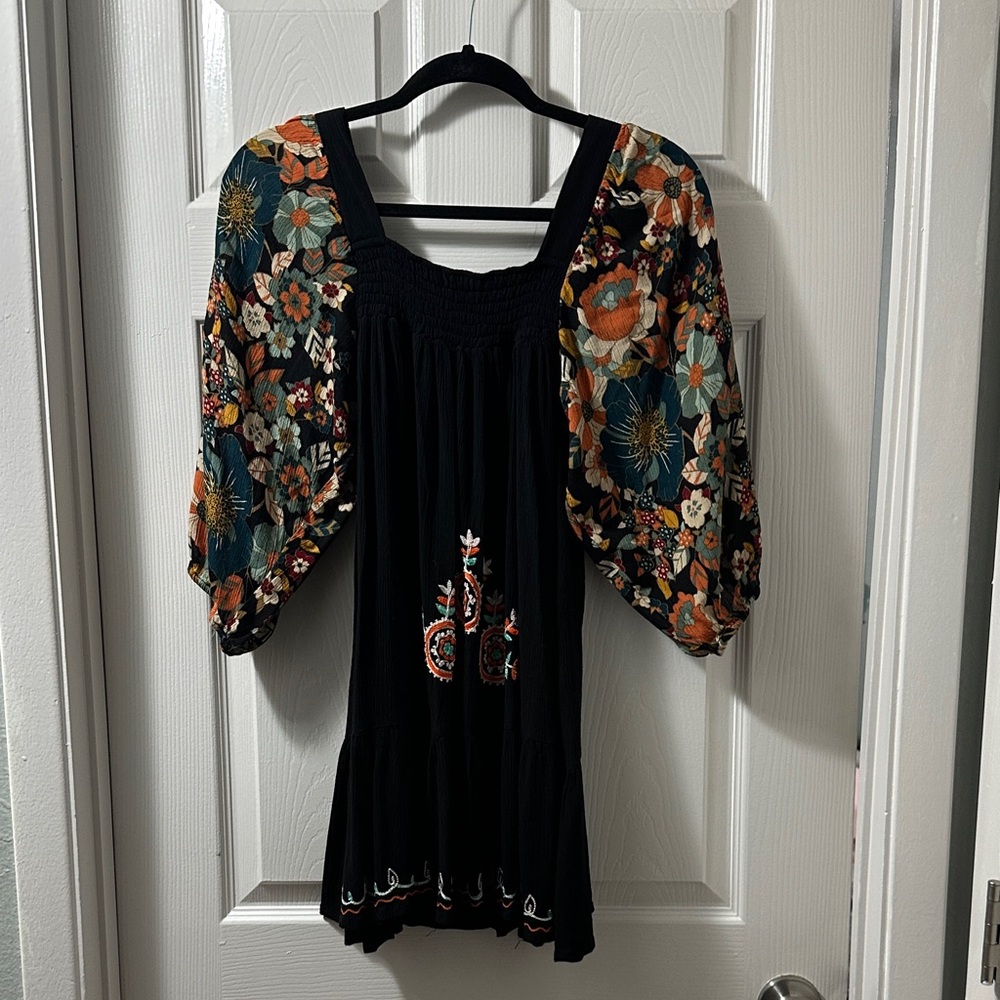TC Black Smocked Dress
